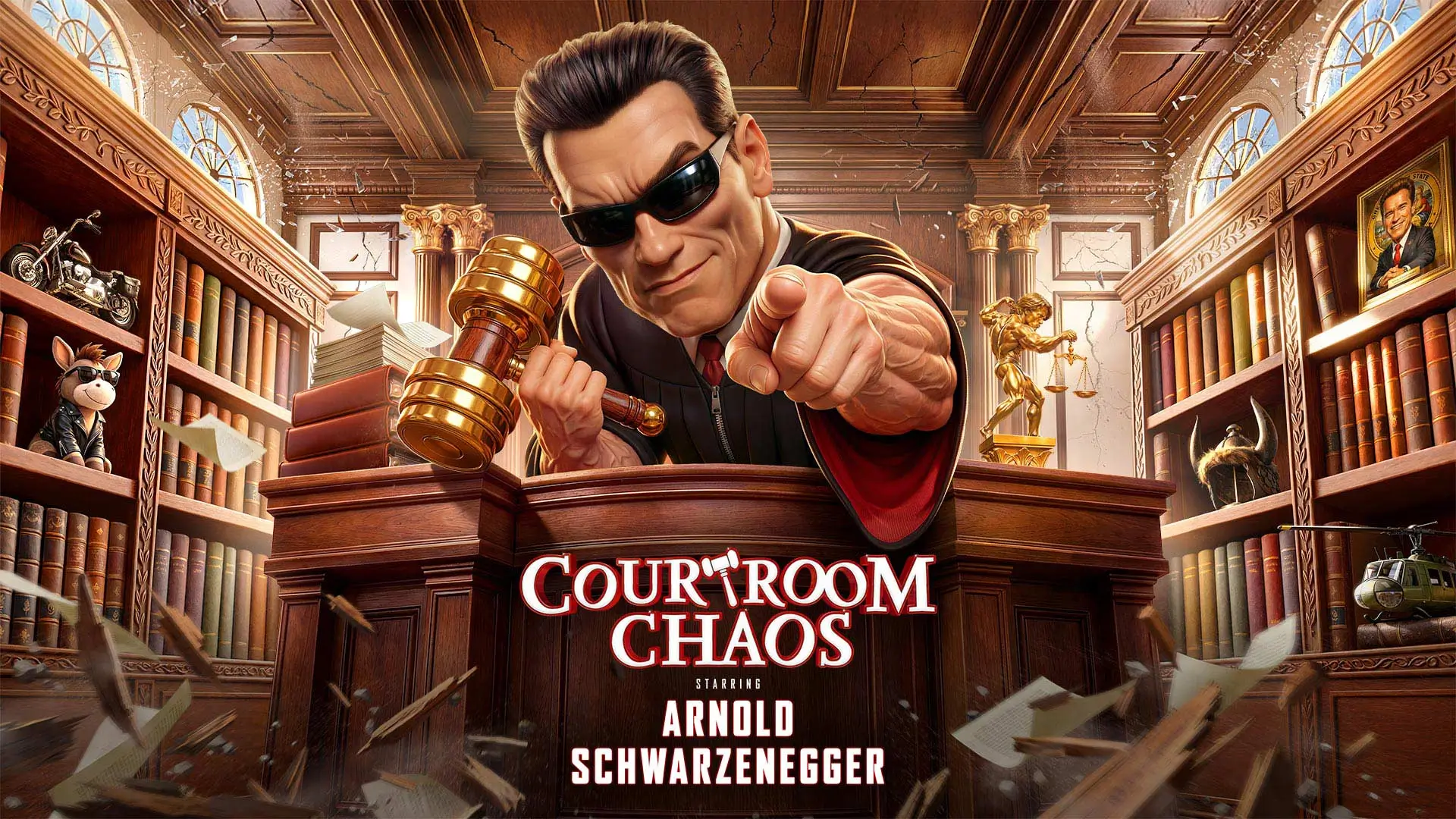 Courtroom Chaos: Starring Arnold Schwarzenegger